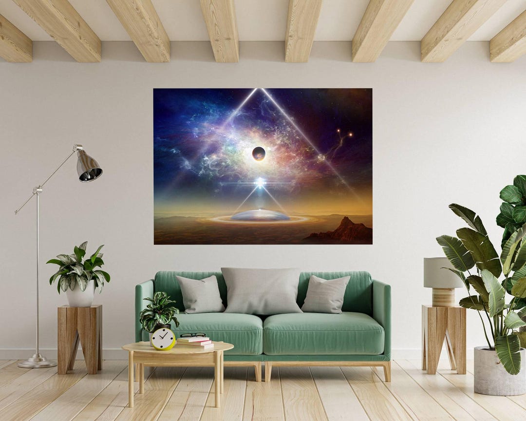 Spaceship Window View Wall Decal: Peel and Stick Vinyl Art - Etsy