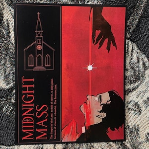 Midnight Mass Poster Original Art Print 8"x10" | Religion horror, Movie poster, Gothic print