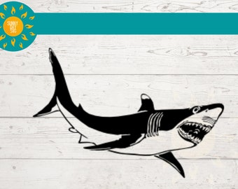 Download Angry Shark Svg Etsy