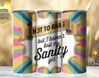 Funny Mom Tumbler Wrap PNG, Overstimulated Moms Club 20oz Skinny Tumbler Sublimation Digital Download, Waterslide Design Mother's Day Gift