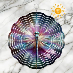 Molinillo de viento de libélula PNG, diseños de sublimación de girasoles coloridos, molinillo de jardín DIY, adornos de molinillo de viento digital o archivo de artesanía de posavasos