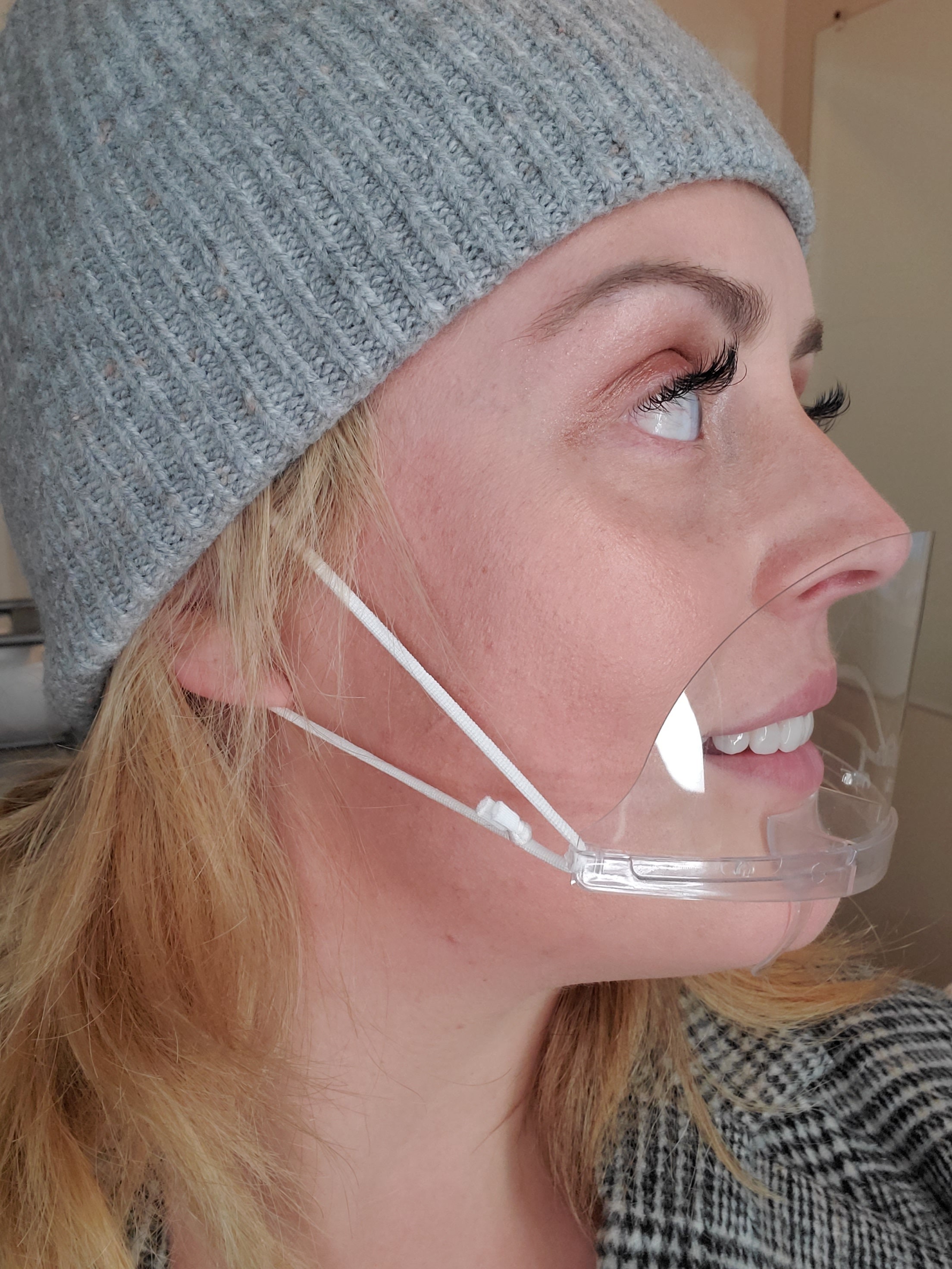 Clear face mask