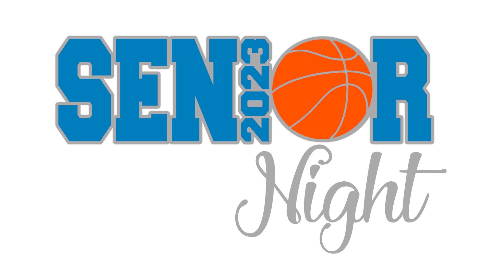 SVG Cutting File Senior Basketball Night 2023 Etsy