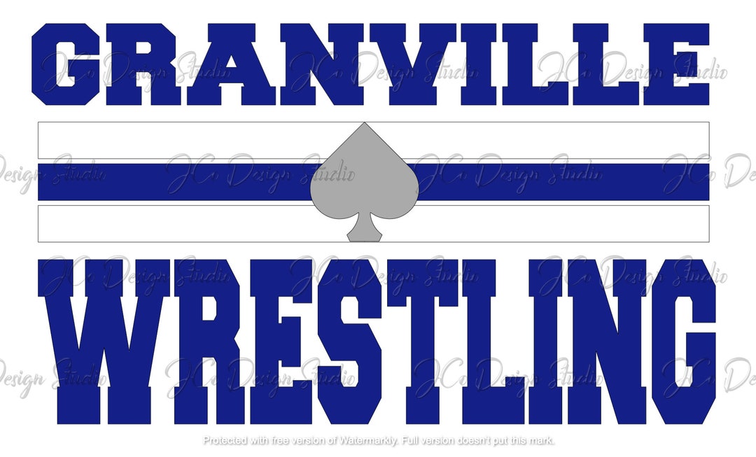 SVG Granville Wrestling Etsy