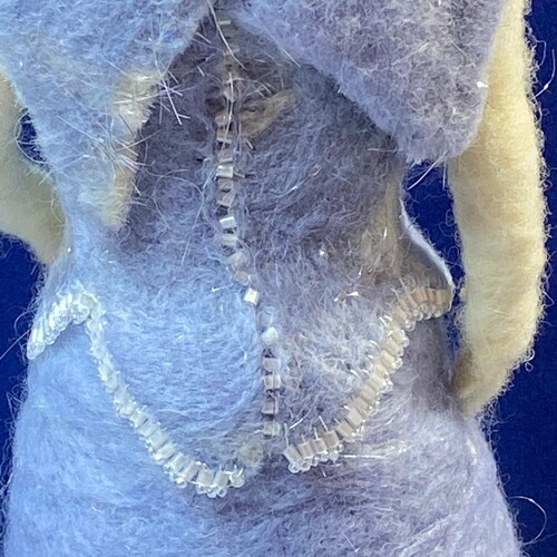Fairytale Snow Princess, Needle Felted Art shops Doll