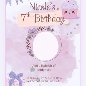 Kids Birthday Invitation Cards