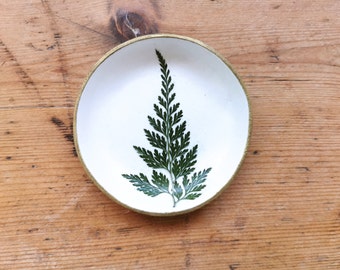 Hand Made Jewellery Dish, Ring Dish, Trinket Dish, Jewellery Dish,  Small Gift, Fern Jewellery Dish, Best Friend Gift, Thank You Gift