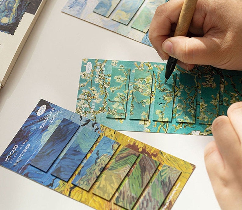 Portable Adhesive Notes Film Vincent Van Gogh Painting // Small Size ...