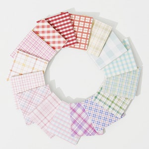200 Sheets Small Journal Decorative Paper Pack 6cm * 6cm // 40 Different Designs * 5 Sheets // Junk Journal Decorative Paper