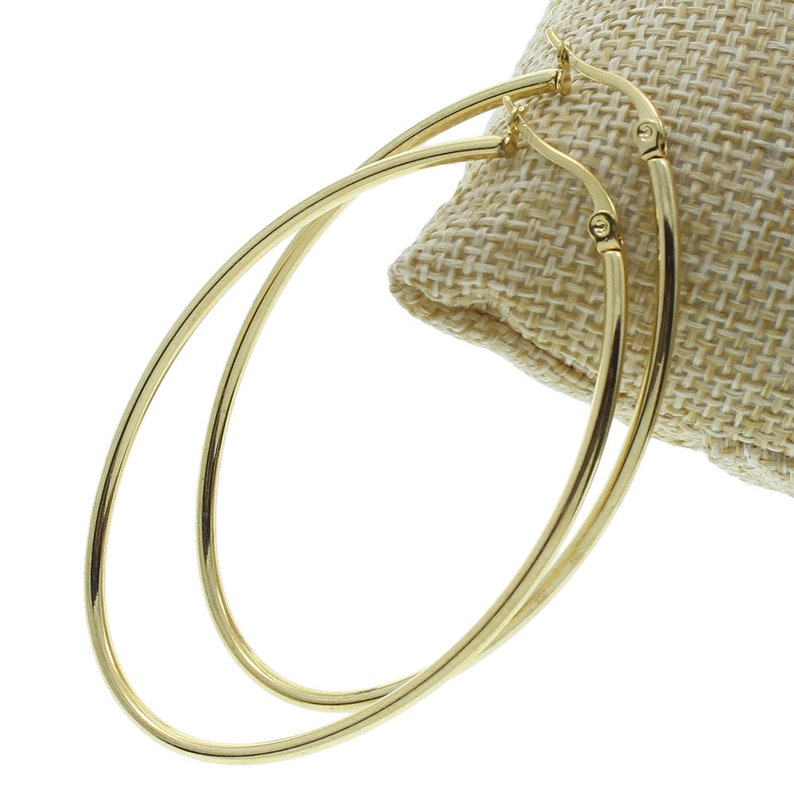 Thin Hoop Earrings Gold Hoop Earrings Gold Thin Hoop Etsy