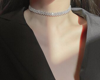 Diamond Choker - Etsy