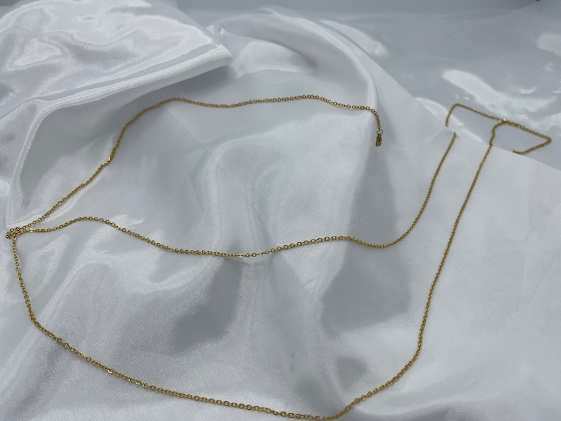 Dainty Layered Gold Filled Belly Chain