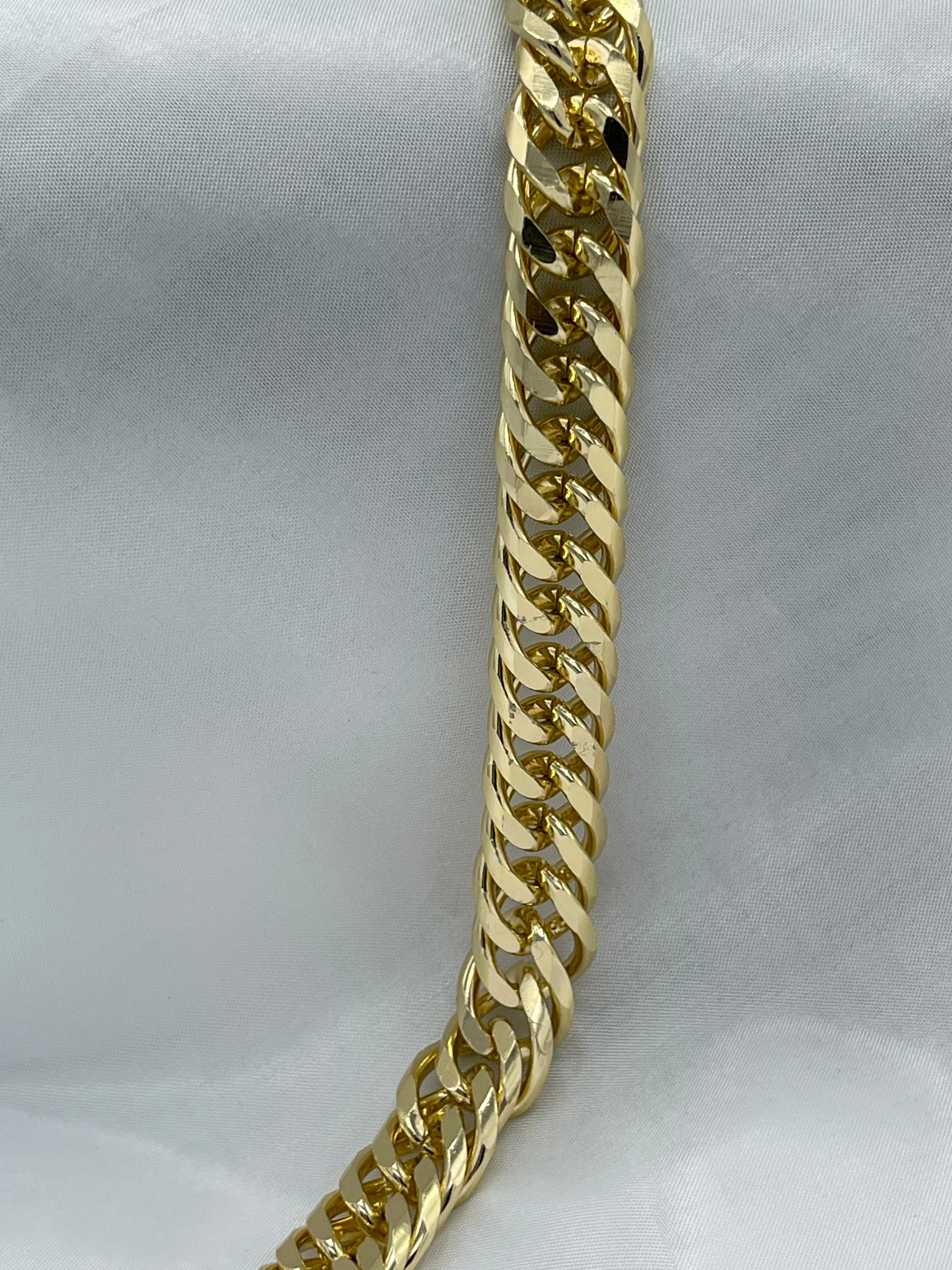 Elegant Thick Cuban Choker Gold Cuban Choker Light Weight Etsy