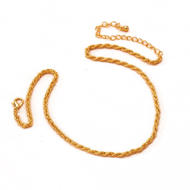 Arrow Point Herringbone Necklace Rope Necklace Paperclip Necklace