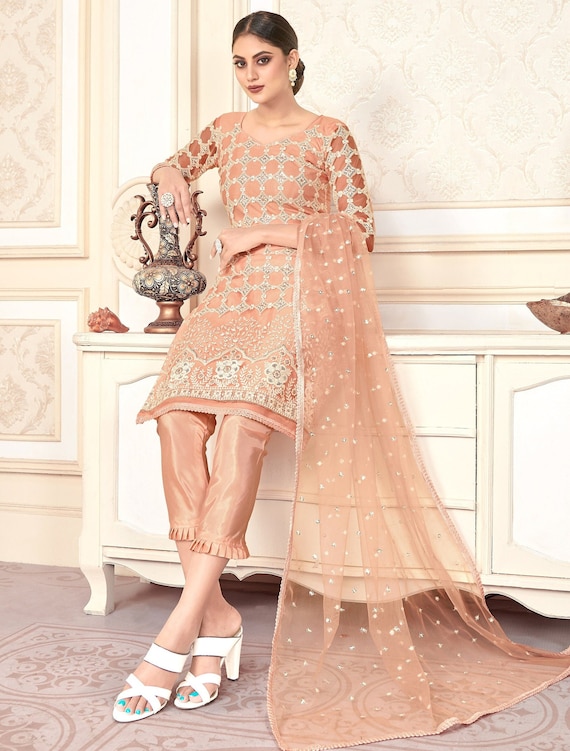 Party Wear Salwar Kameez Pant Suit Indian Pakistani Wedding Wear Heavy Net  Embroidered Eid Special Dresses Readymade Salwar Suit -  Canada