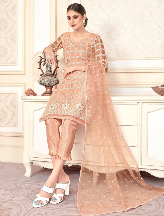 Update 260+ orange colour salwar suit latest