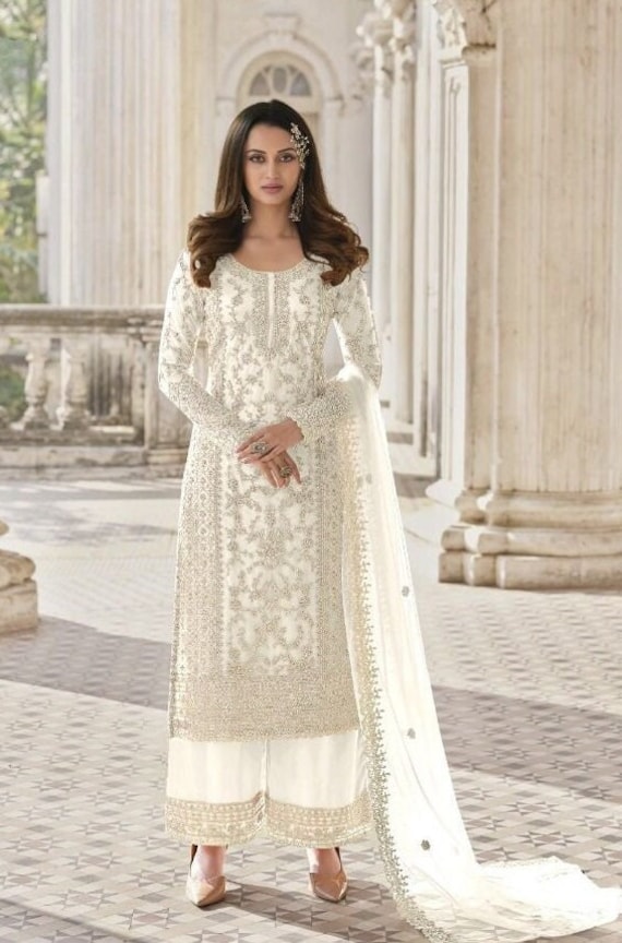 Grey Color Suit Combination for Girl | new look designer salwar kameez