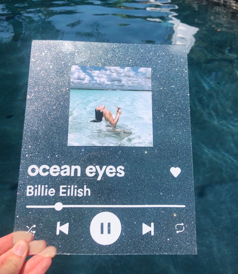 Spotify Albums Custom Glass Album Album Cover Photo Frame Song Etsy