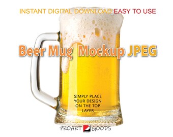 Download Beer Mug Mockup Etsy