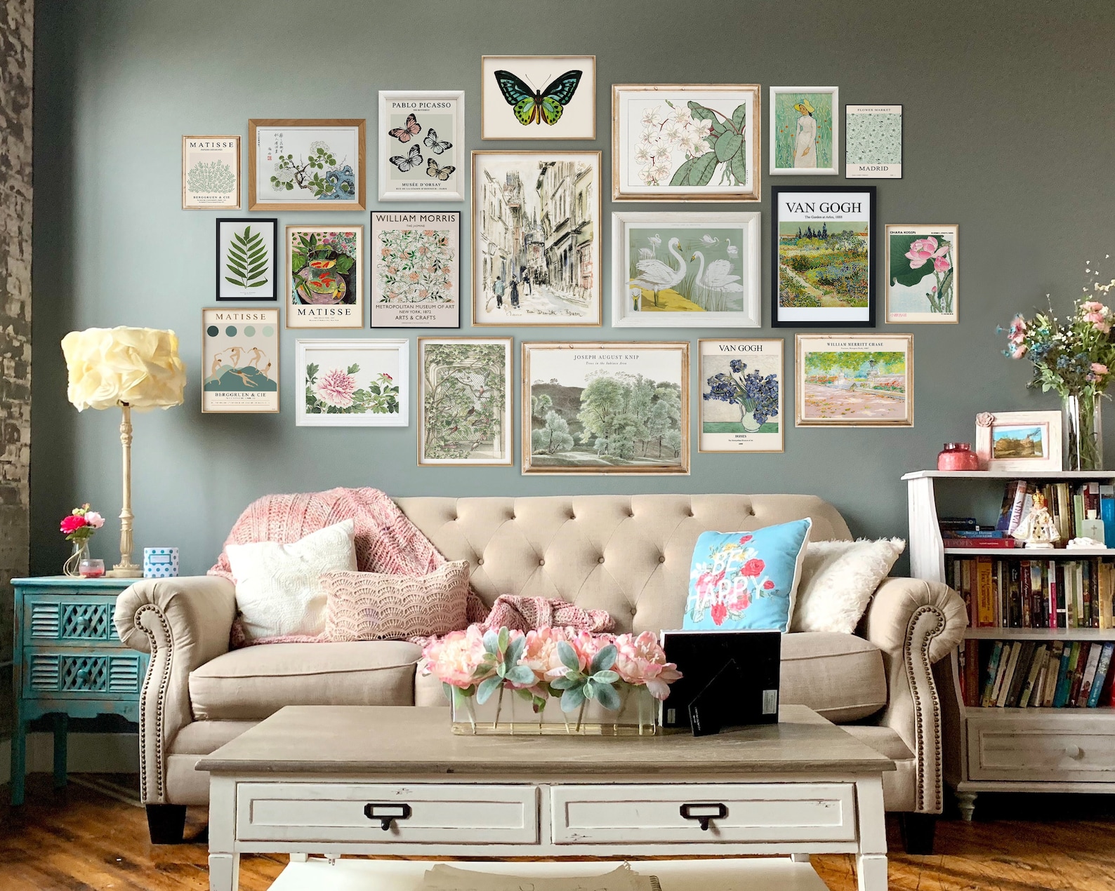 Vintage Eclectic Gallery Wall Bundle Set of 20 Digital Etsy