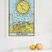 The Moon Tarot Card Print Tarot Cards Printable Wall Art - Etsy