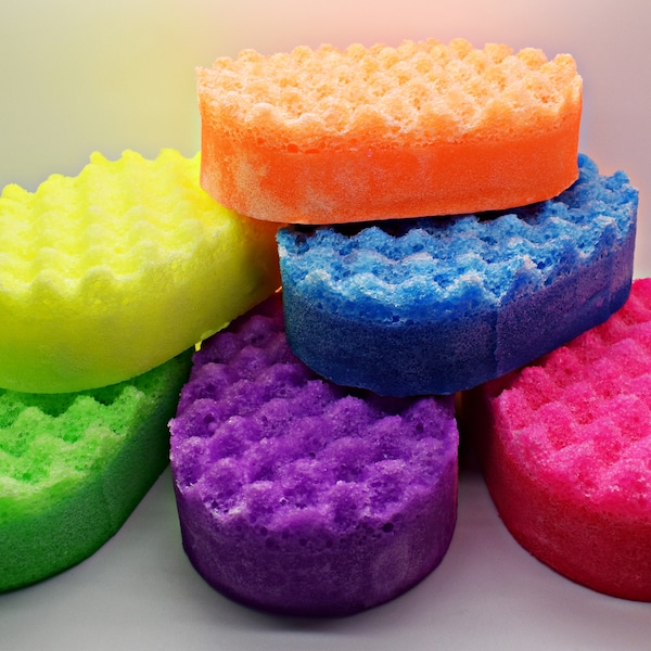 Soap Sponges - Exfoliating Skin Care Gift Perfume/Designer Scents