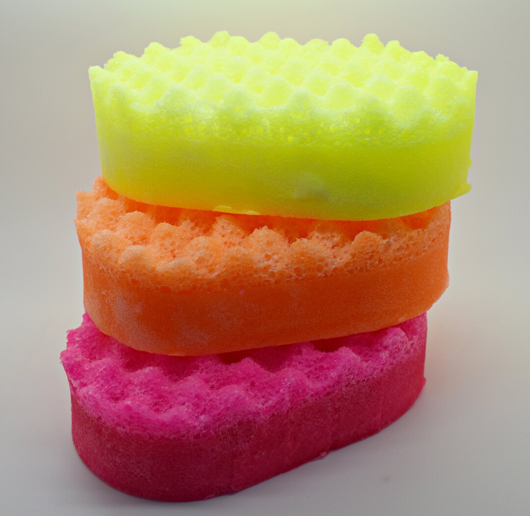 Exfoliating Soap Sponges Fragranced Inc Perfume/aftershave Etsy New