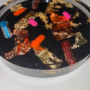 Take a chill pill coaster with color