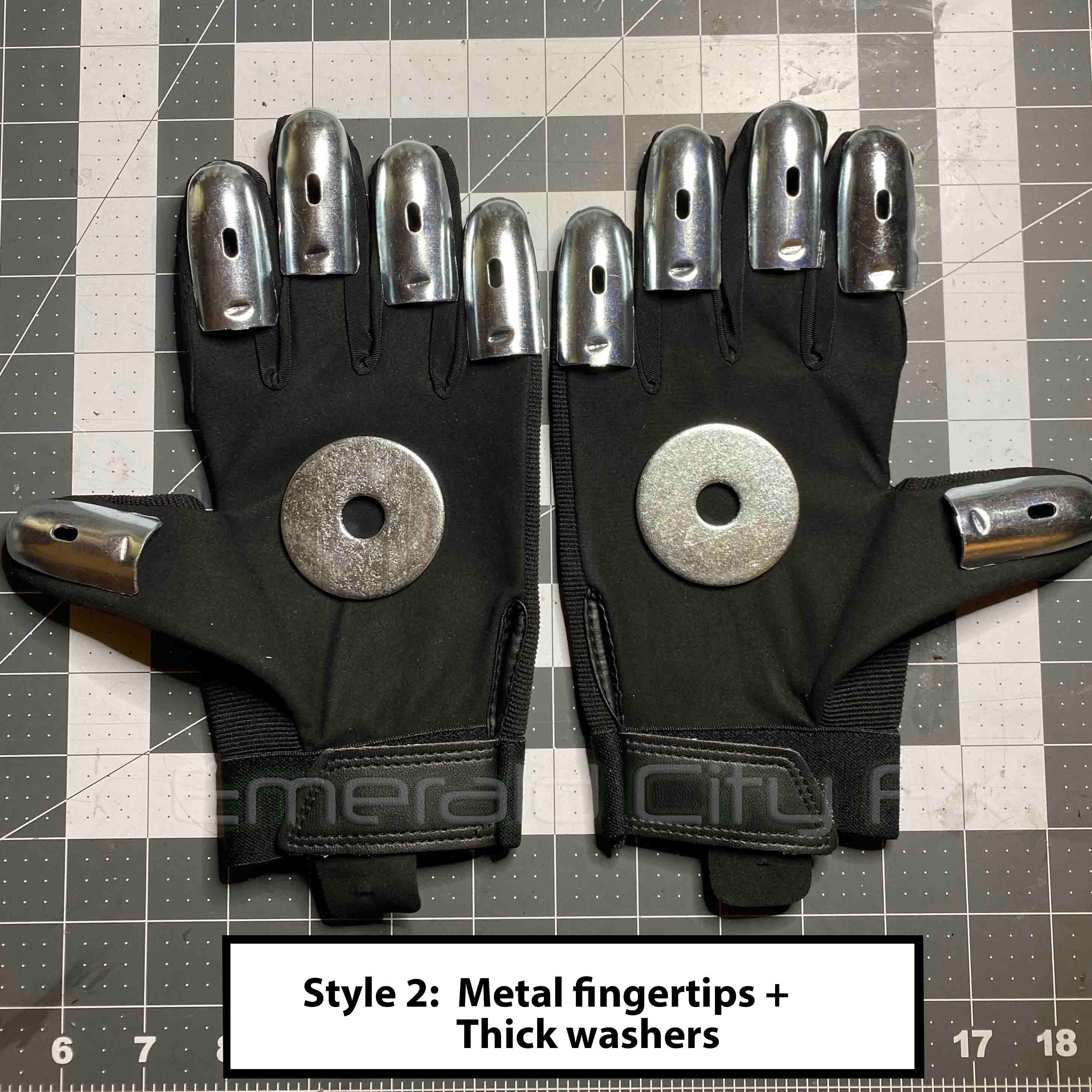 Custom Order Clacker Slider Gloves for Halloween, Haunted House