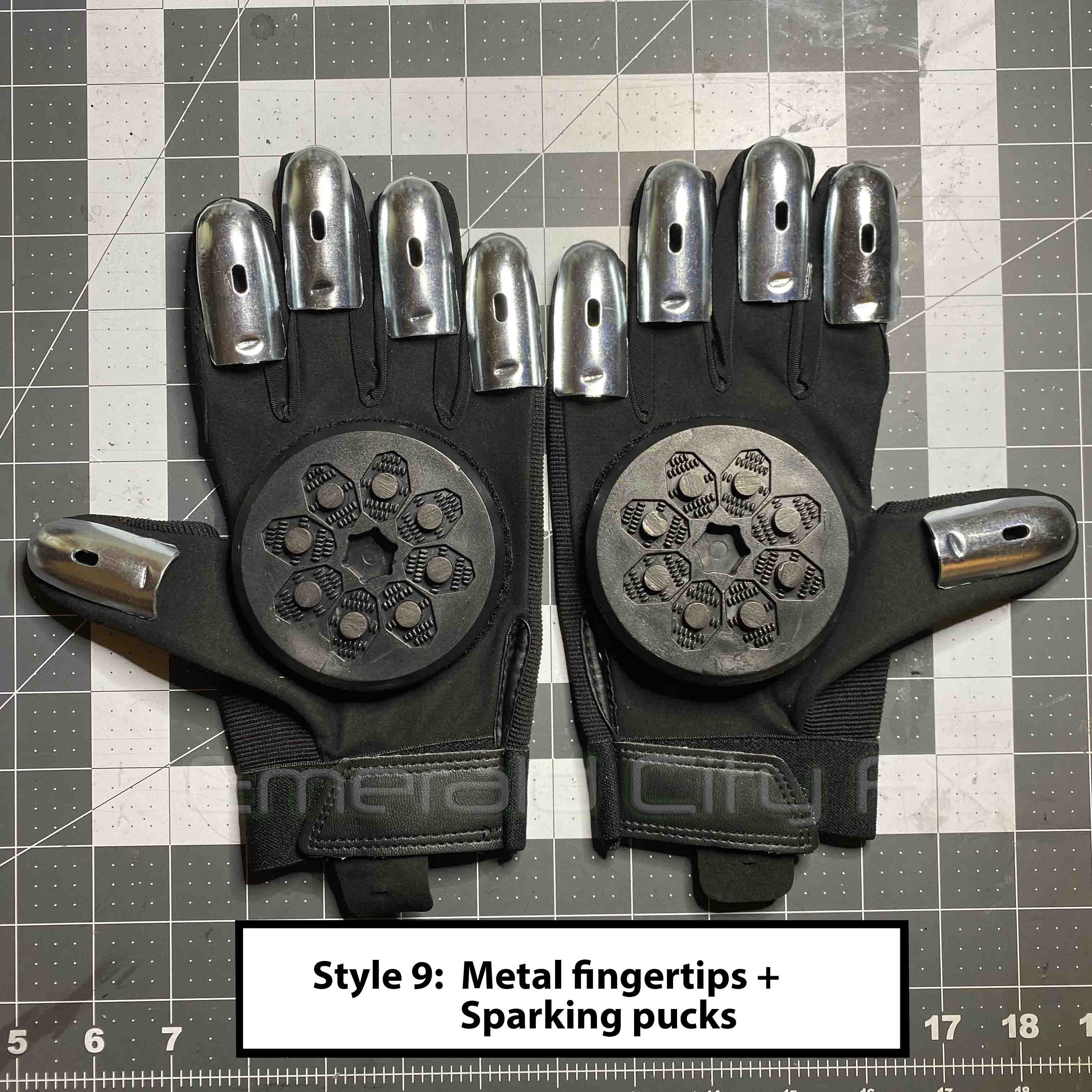 Custom Order Clacker Slider Gloves for Halloween, Haunted House