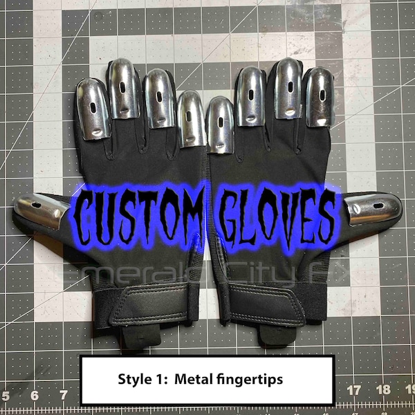 Custom Order Clacker Slider Gloves for Halloween, Haunted House, Cosplay & Skateboard