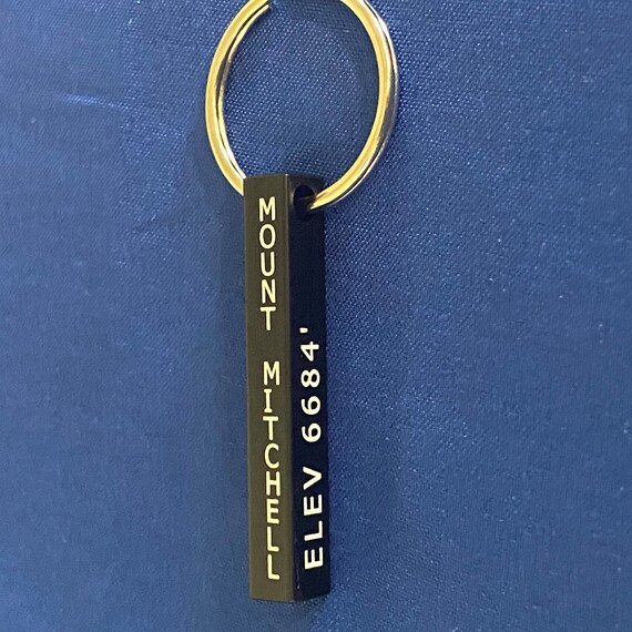 Custom Coordinate Keychain Latitude and Longitude Keychain Etsy