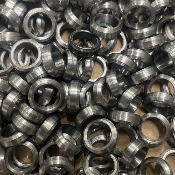 Recycled Steel Rings (Non-Coated) | 2 Pounds (400 pieces) | Recycled | Craft Supplies