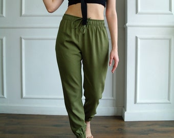 WOMEN PANTS, Linen pants women, Loose pants, Women's linen pants, Comfy pants, Soft linen pants, Boho pants, Yoga pants women, Harem pants.