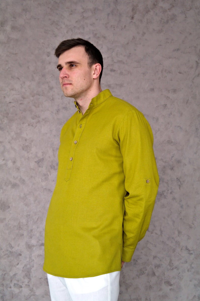 Mens Linen Shirt Linen Shirt for Men Summer Shirt Men's Etsy