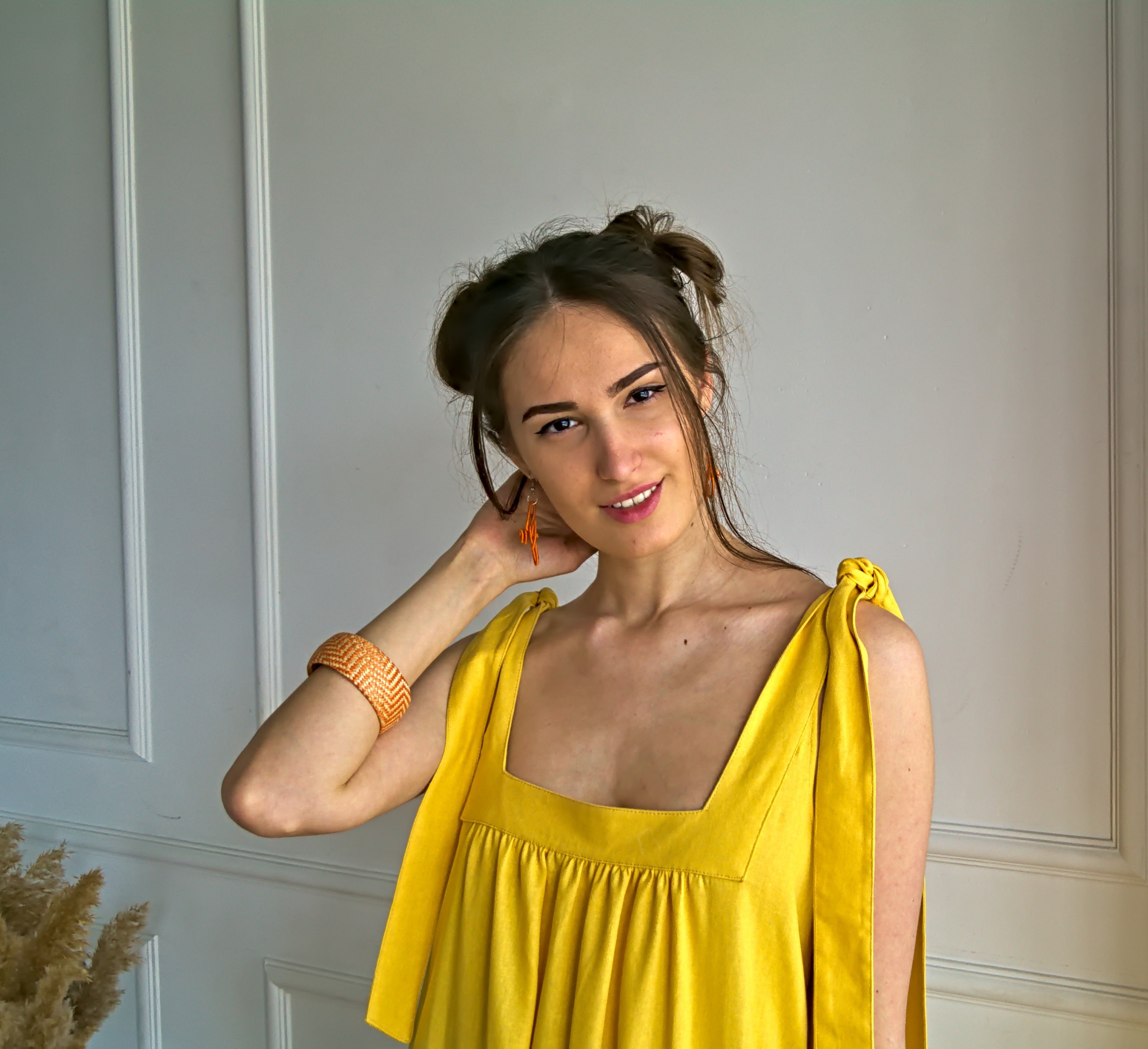 Yellow Maxi Linen Sundress, Backless Sundress, Wide Strap Slip Dress, Linen  Dresses for Women, Open Back Dress, Perfect Summer Dress -  Canada