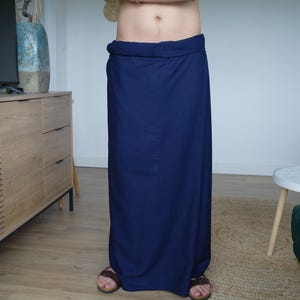 Mens Linen Sarong, Linen Longyi, Linen Loungewear Men, Linen Sauna Wrap, Men Flax Sarong, Linen Beachwear, Indian Pants, Mens Linen Homewear