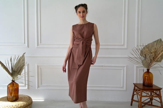 KIMONO LINEN DRESS, Linen dress women, Long linen dress, Natural Linen Dress, Maxi linen dress, Soft linen dress, Organic Flax dress