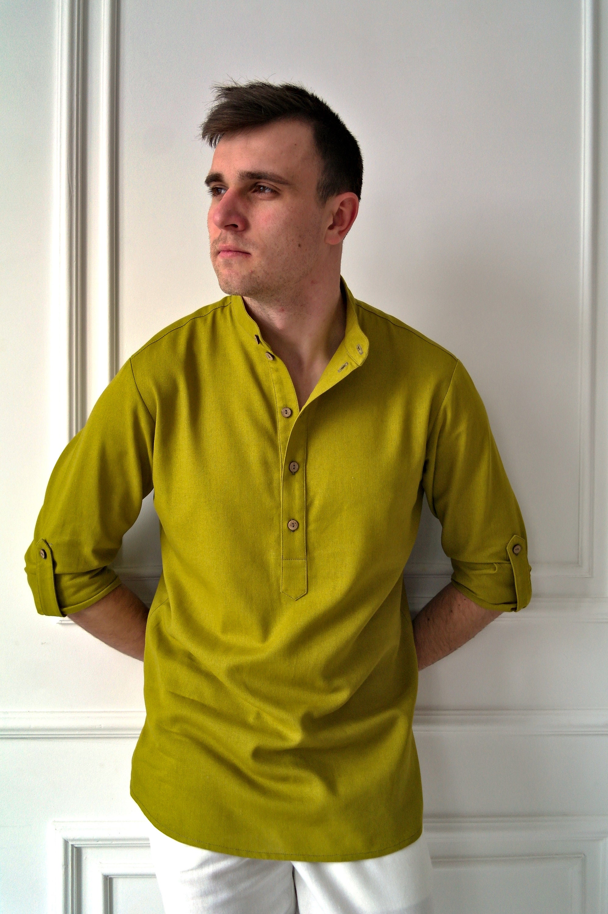 Mens Linen Shirt Linen Shirt for Men Summer Shirt Men's Etsy