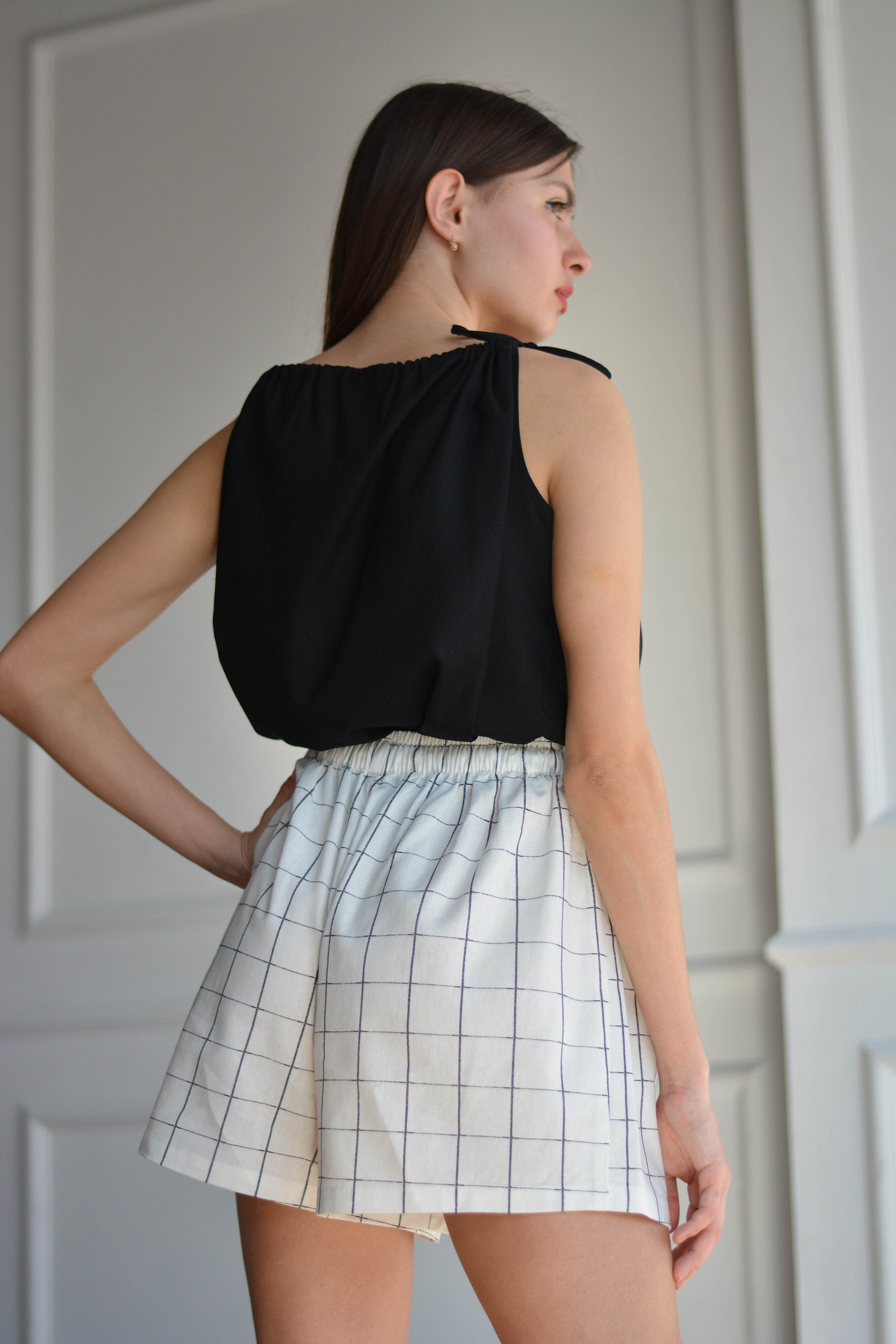 LINEN SHORTS WOMEN Women's Linen Shorts Natural Linen Etsy Canada