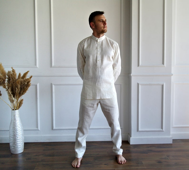 MEN'S LINEN SET Pure Linen Suit Men Best Man Linen Suit - Etsy Canada