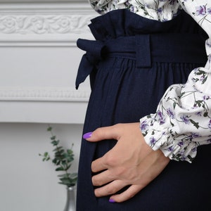 LINEN PANTS Women, Linen pants, Palazzo pants, High-waisted pants, Linen trousers, Women&#39;s linen pants, Wide leg linen pants, Flax trousers