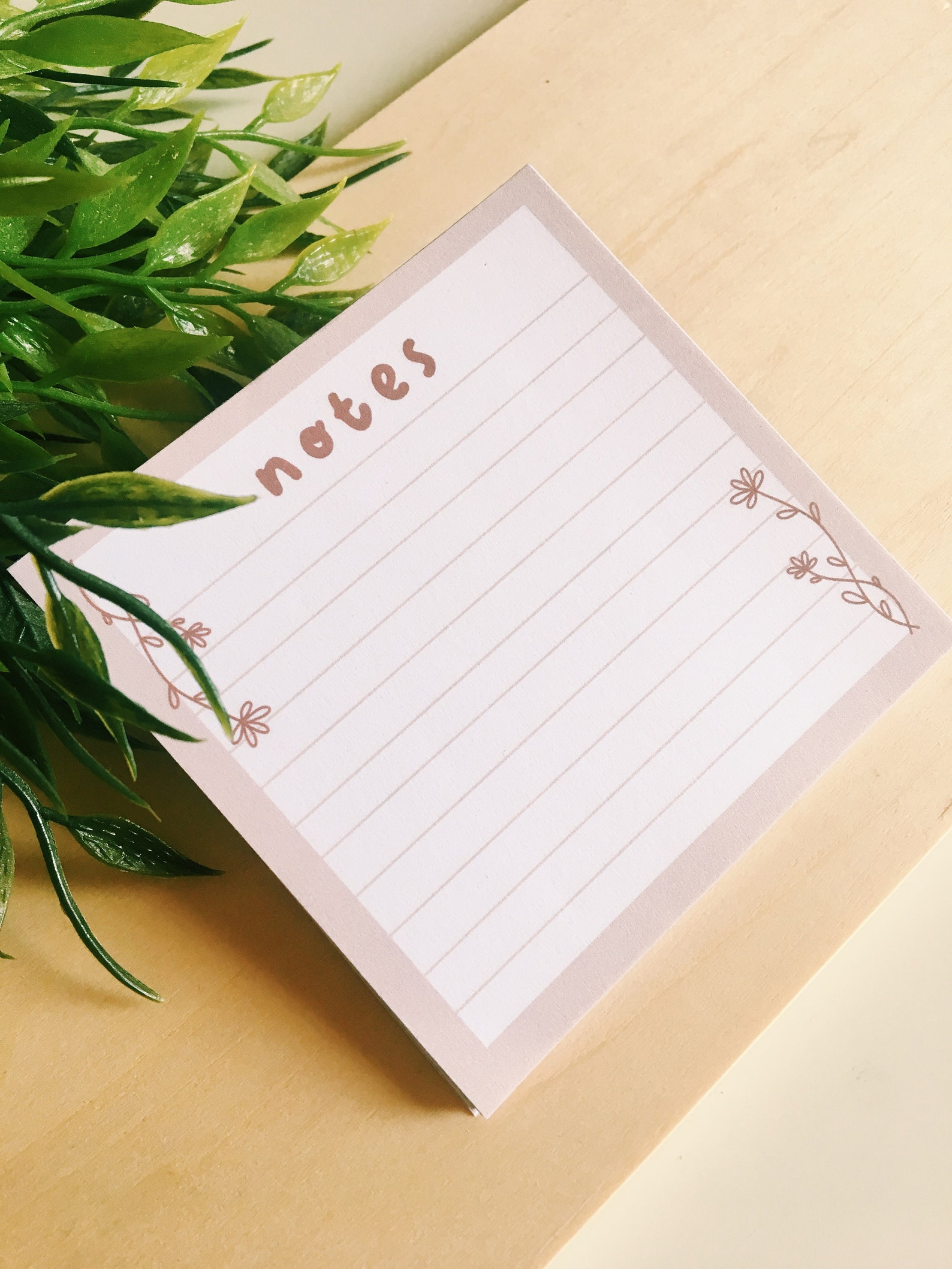 Aesthetic Notepads With 24 Pages Etsy