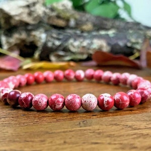Pearl Bracelet Jasper Imperial Natural Stones