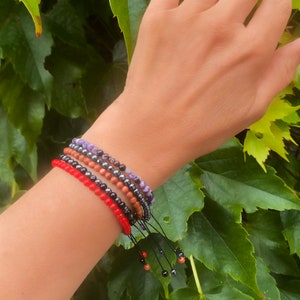 Natural stone bracelet 4mm several stones available