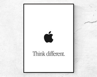 ALBERT EINSTEIN - original Apple 'Think different' poster