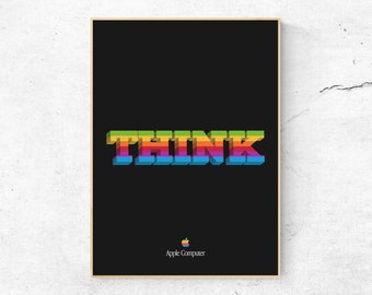 Think Different Poster Apple Computer Original 1998 - Joan Baez - Etsy