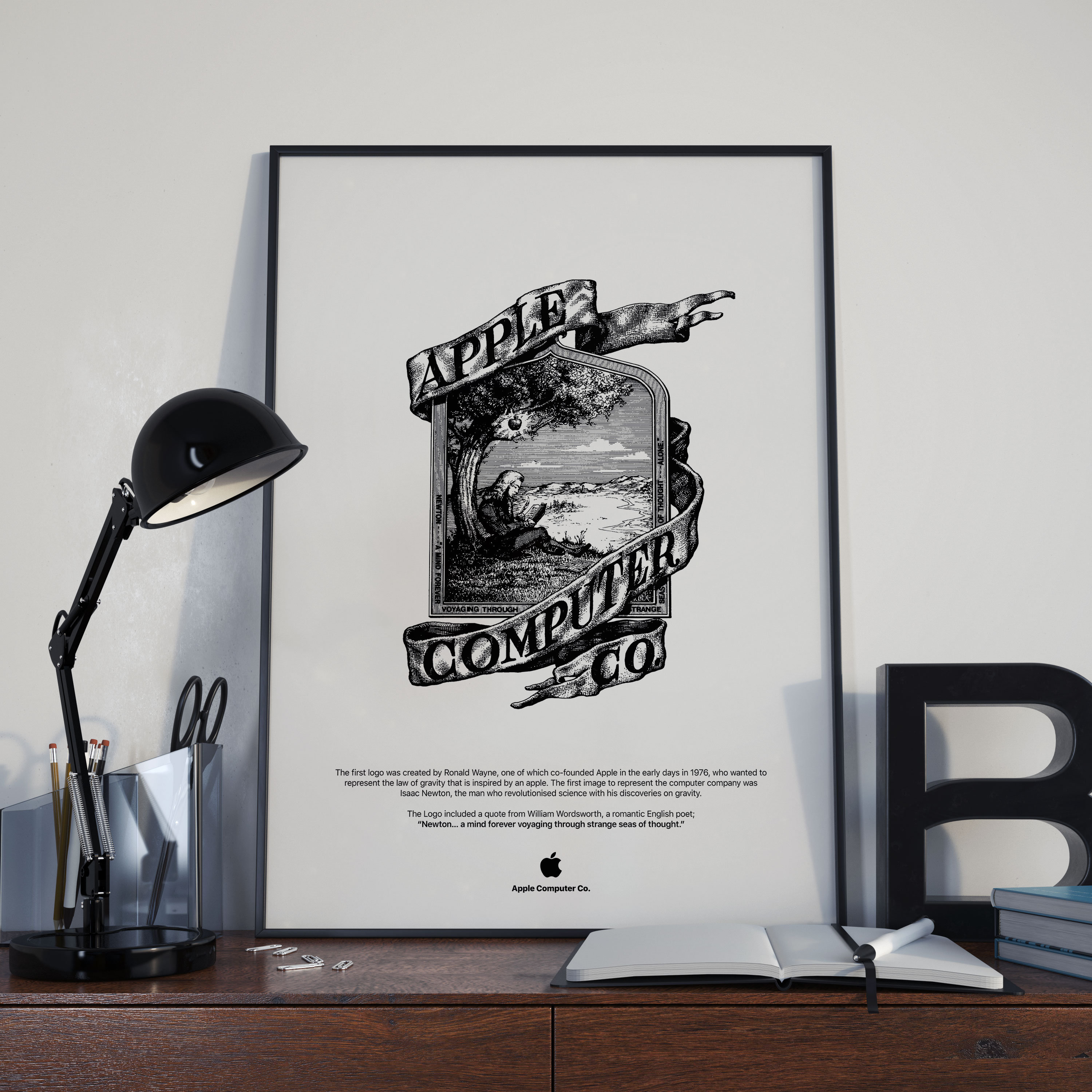 公式サイト - ハイブランドの新作が続々登場 Apple First Vintage Poster. Apple Retro Poster. Logo 1976 ポスター