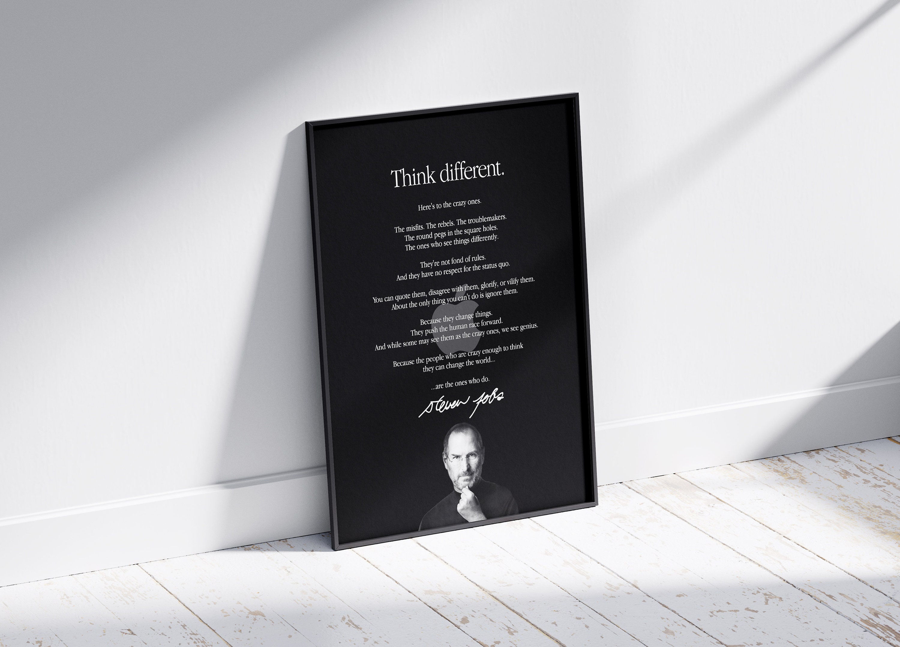 【１枚のみ】スティーブ・ジョブズ　jobs フランス語版ポスター　Apple スティーブ・ジョブズ - Wikiquote