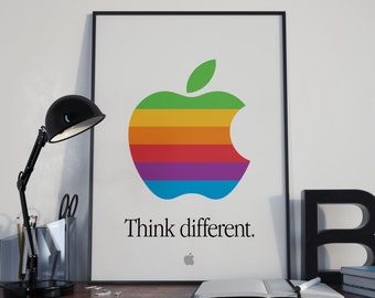 Póster retro de Apple 